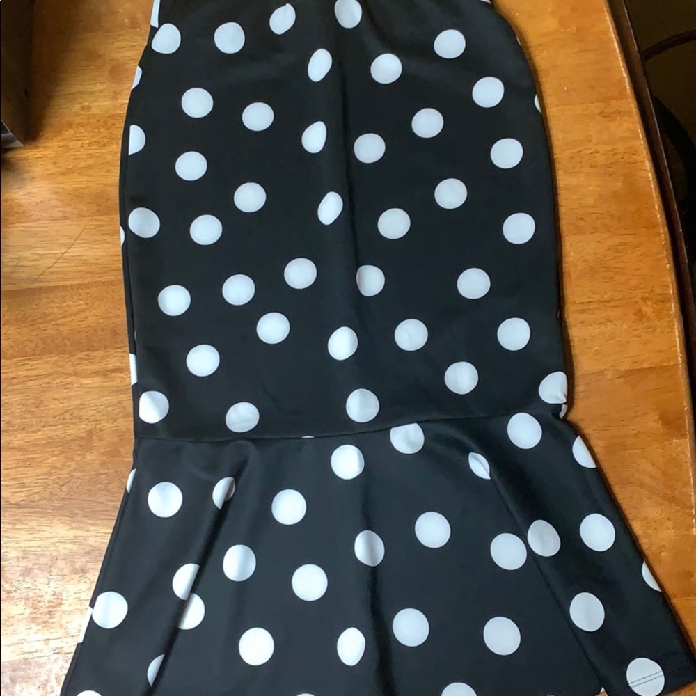Polka dot skirt